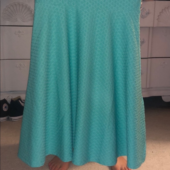 Mint Green Skater Dress - Picture 3 of 3
